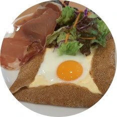 そば粉のガレット