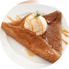 デザートのガレット