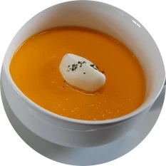 本日のスープ+パン