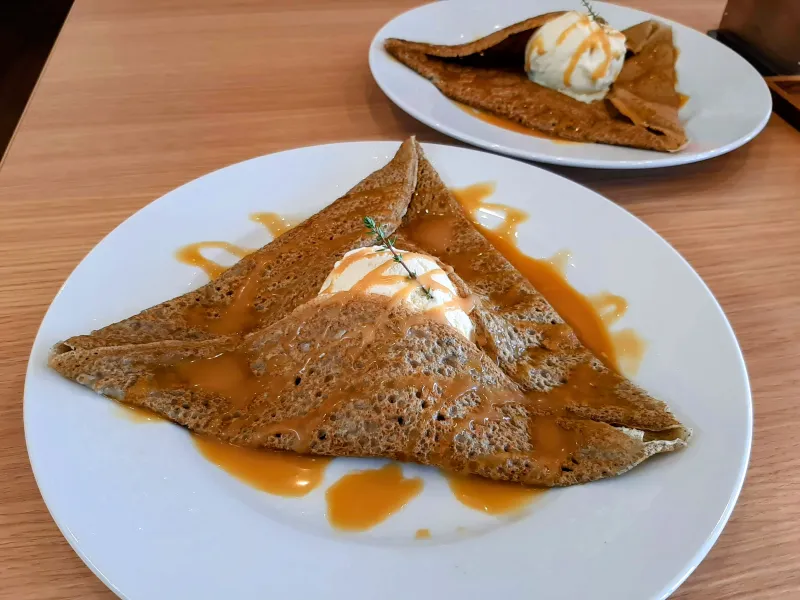 デザートのガレット