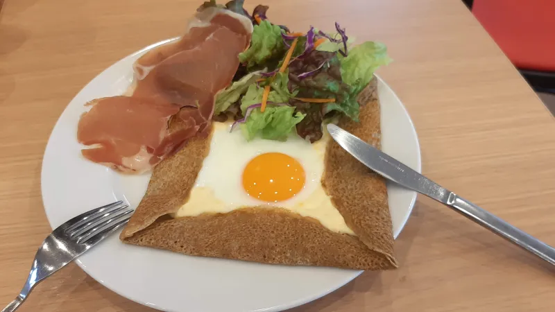 そば粉のガレット